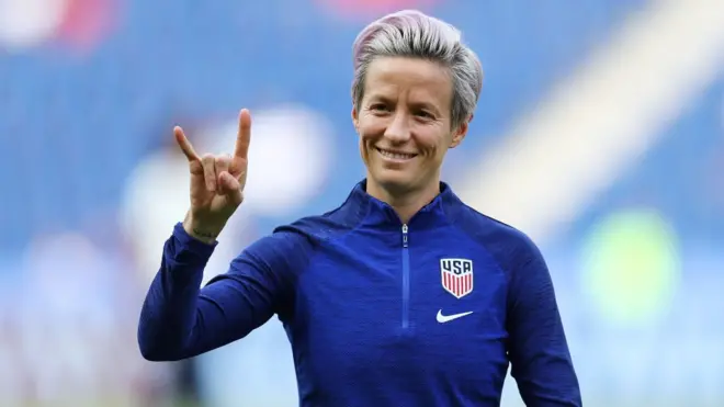 Bintang AS, Megan Rapinoe adalah salah satu pemain sepak bola yang secara terbuka menyatakan diri gay.