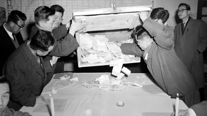 1960년 지방선거 개표