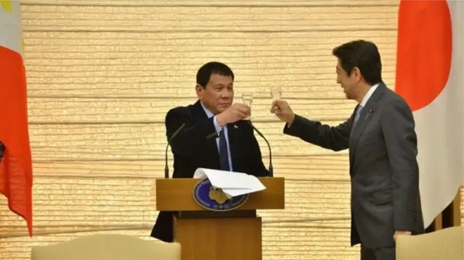 ولسمشر رودریګو دیوتیرتي له جاپانه خپل هېواد ته له ستنېدو وروسته دغه څرګندونې کړې