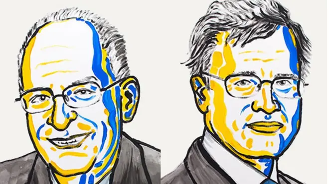 Oliver Hart y Bengt Holmström compartieron el premio de 2016, en su edición 48.