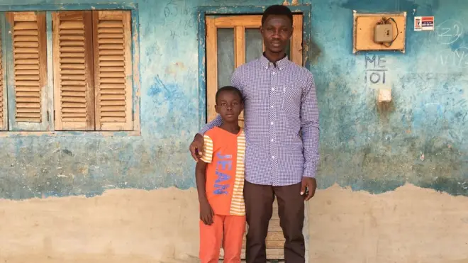 Martin Kyere and im son for central Ghana