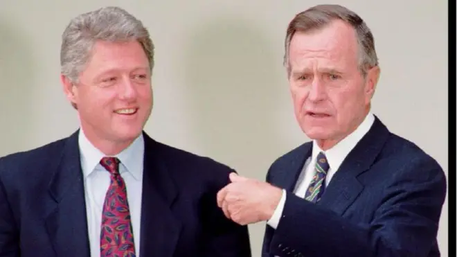 Clinton ve Bush