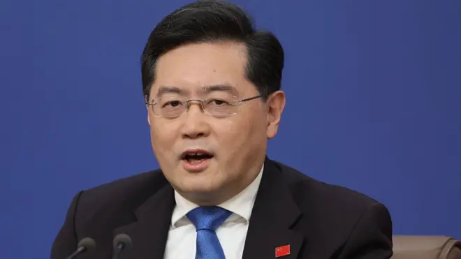 चीन के नए विदेश मंत्री चिन गांग