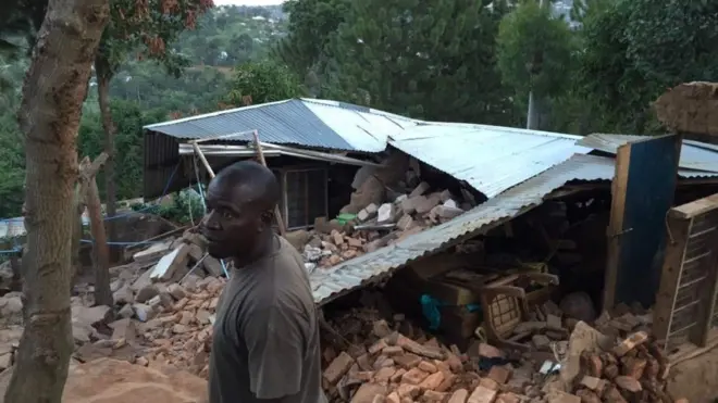 Mamia ya watu wameachwa bila makao baada ya nyumba zao kubomoka