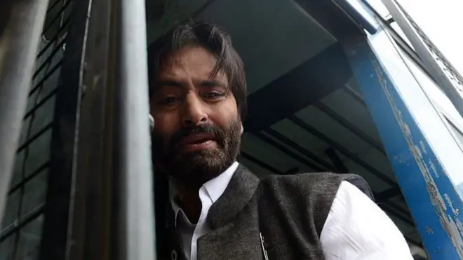 حکام کے مطابق یاسین ملک کو سنیچر کو رہا کیا گیا