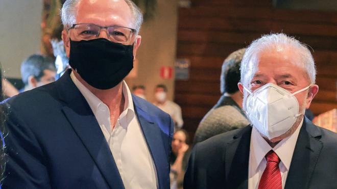 Lula e Alckmin
