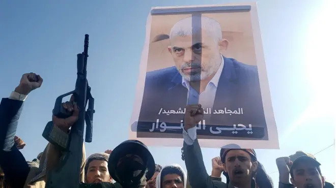 Хути протестују након убиства Синвара