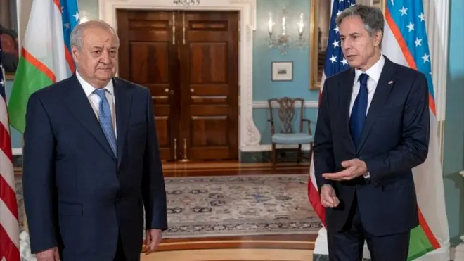 Ўзбекистон Ташқи ишлар вазири ва АҚШ Давлат котиби