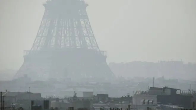 Париж забруднення