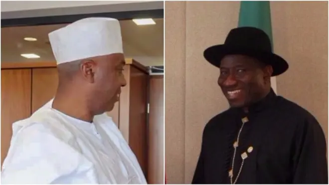 Bukola Saraki na Goodluck Jonathan