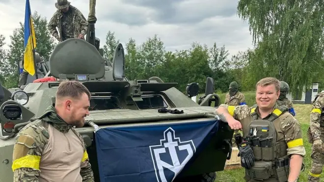 Представники "Російського добровольчого корпусу"