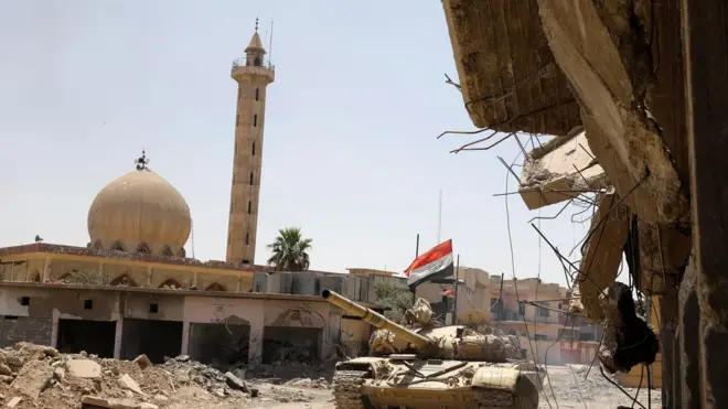 Musul'daki Irak güçleri