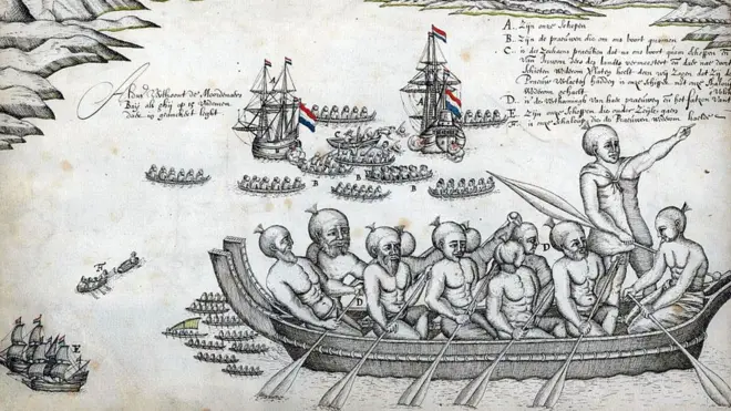 Armada pimpinan Abel Tasman meninggalkan Selandia Baru setelah pertemuan berdarah dengan orang-orang Māori - namun ia yakin telah menemukan benua selatan yang legendaris itu.