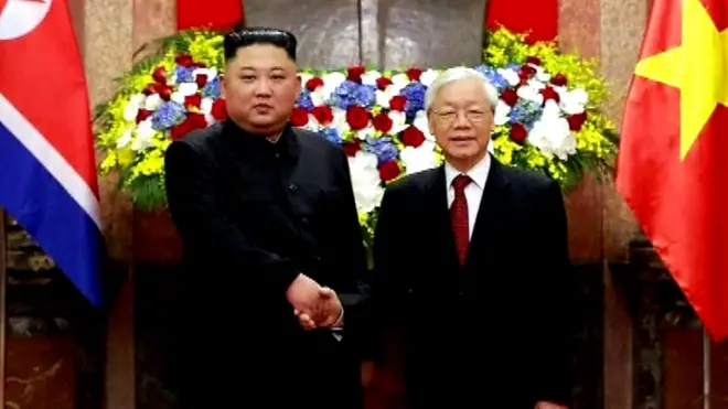 Truyền thông Bắc Hàn nói ông Kim Jong-un trong chuyến thăm chính thức Việt Nam đã kêu gọi hai nước “hợp tác phát triển trong mọi lĩnh vực” ở cả cấp đảng lẫn cấp chính phủ.