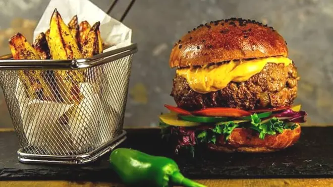 เบอร์เกอร์ มันทอด