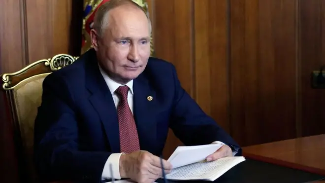 Vladimir Putin, presidente de Rusia
