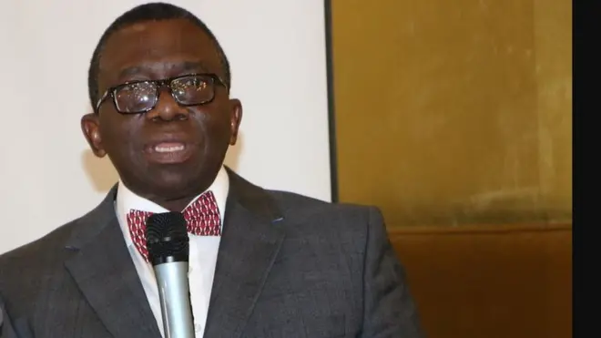 Health minister tell tori pesin say di tailor wey dey sow im shirt na medical doctor