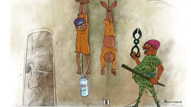 ከአለማየሁ ወቅታዊ ካርቲኖች አንዱ