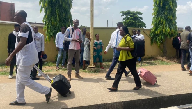 Aviation workers strike Lagos