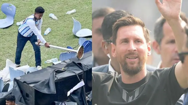 Umufana ariko amena ivyari vyateguriwe Messi