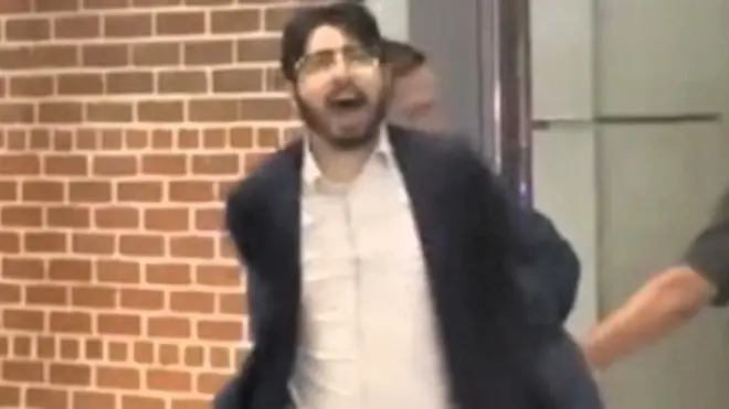 Elias Rodriguez al ser detenido en Washington DC