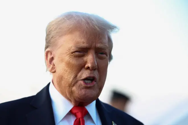 الرئيس الأمريكي دونالد ترامب