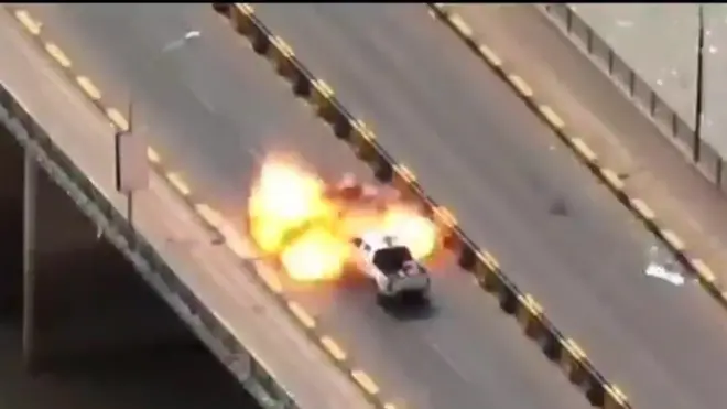 استهداف سيارة