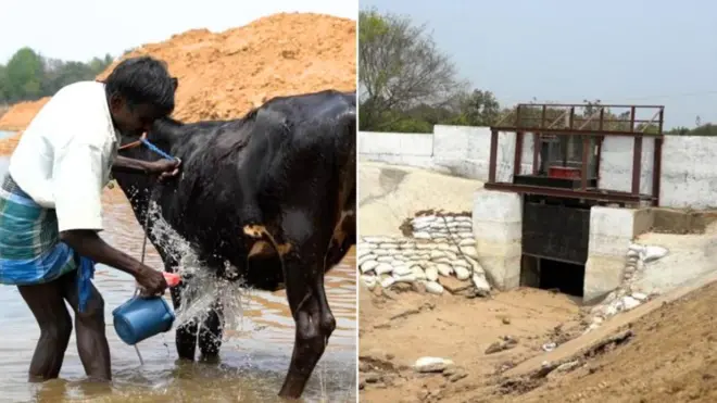 కుప్పం నియోజకవర్గంలో చెరువు, కాలువ