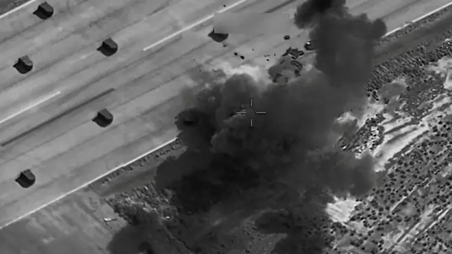 CENTCOM, ABD'nin İran'da düzenlediği bazı saldırıların görüntülerini paylaştı