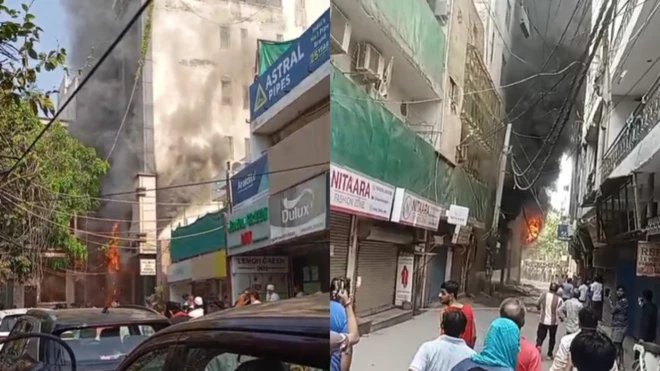 దిల్లీ అగ్ని ప్రమాదం , మాలవియ నగర్ 