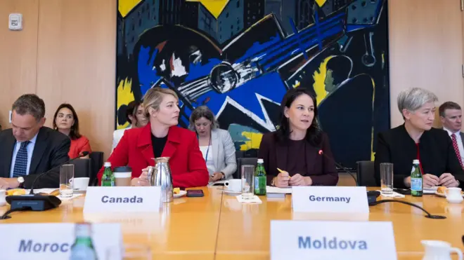 وزرای خارجه چهار کشور 