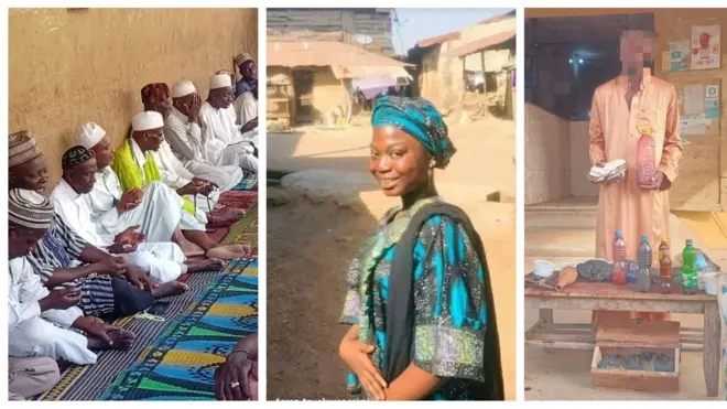 Awon aafaa nibi adua Fidau naa, Oloogbe Yetunde ati Abdurahman ti wọn mu fun iku rẹ.