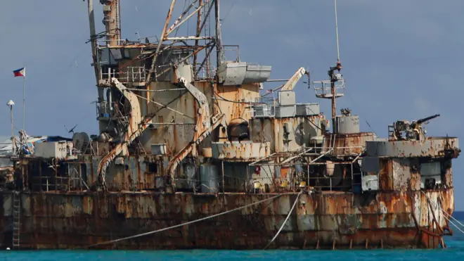 El buque Sierra Madre