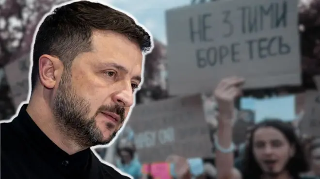 Зеленський і протести