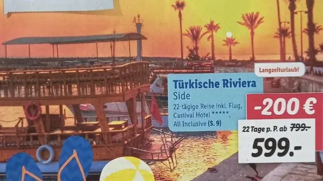 Lidl'daki ilan