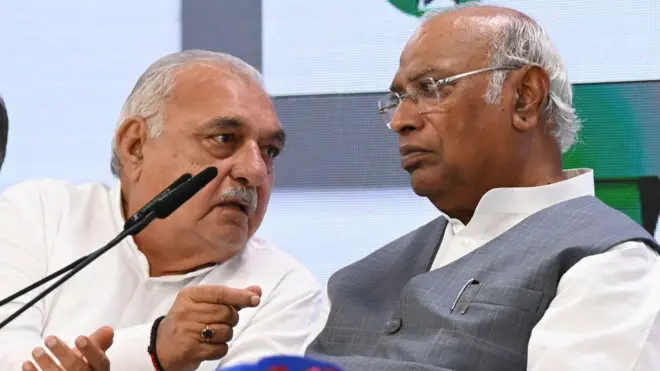 भूपिंदर सिंह हुड्डा और मल्लिकार्जुन खड़गे