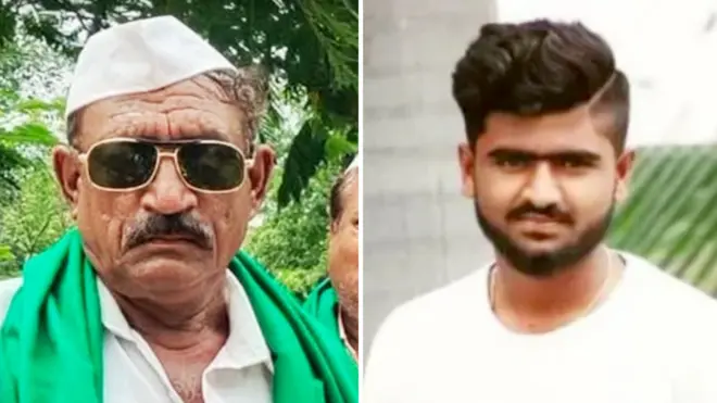 दुंडप्पा निराळे (डावीकडे) आणि समर्थ निराळे (उजवीकडे)