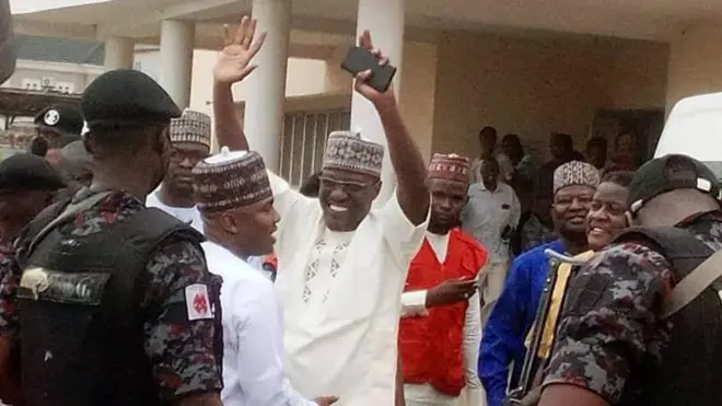 Aworan Abdulfattah Ahmed niwaju ile ẹjọ giga