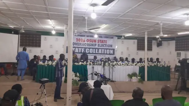 Inec collation centre for Osun state govnorship election