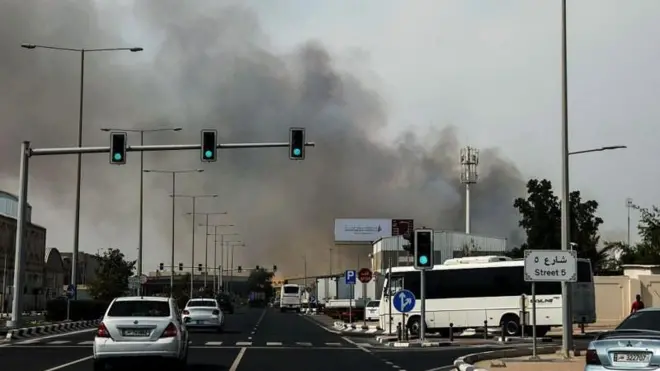 दोहामा बिहानै विस्फोटनको आवाज सुनिएको छ 