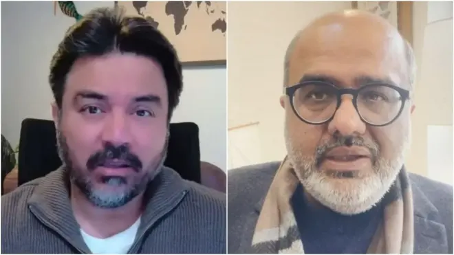 عادل راجہ اور شہزاد اکبر