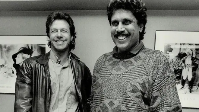 इमरान ख़ान और कपिल देव