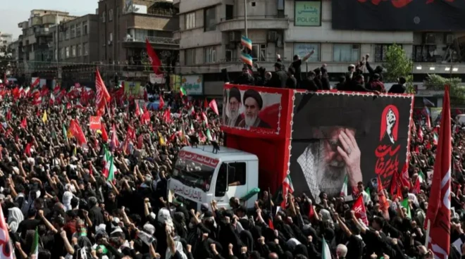 علی خامنہ ای کی آخری رسومات