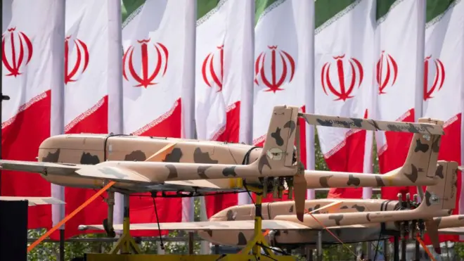 نمونه‌های پهپادهای ایران در معرض عموم