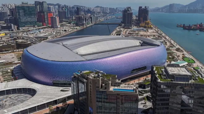 從半空俯瞰啟德體育園主場館(28/2/2025)