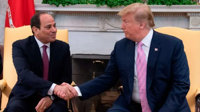अल-सीसी, डोनाल्ड ट्रंप