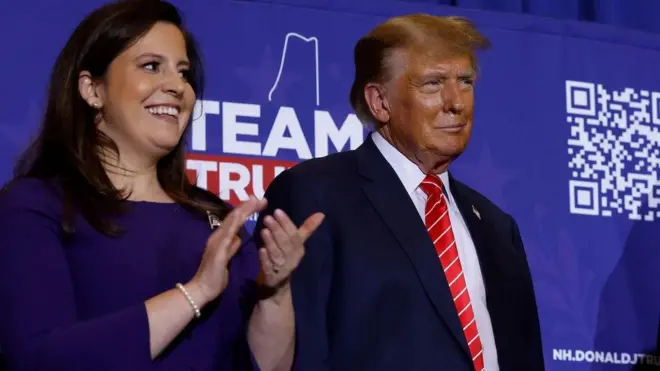 特朗普選擇過去一直批評中國的國會女議員艾莉絲‧斯特凡尼克(Elise Stefanik)擔任美國駐聯合國大使。