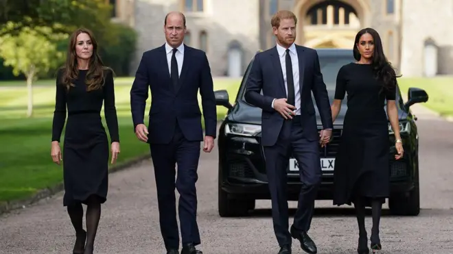 William, Cathrine, Harry ve Meghan