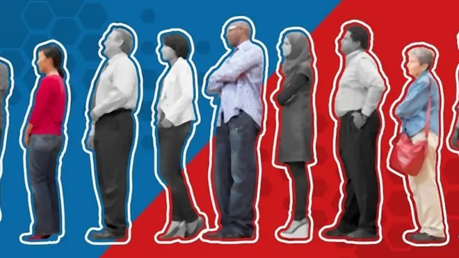 صورة لناخبين