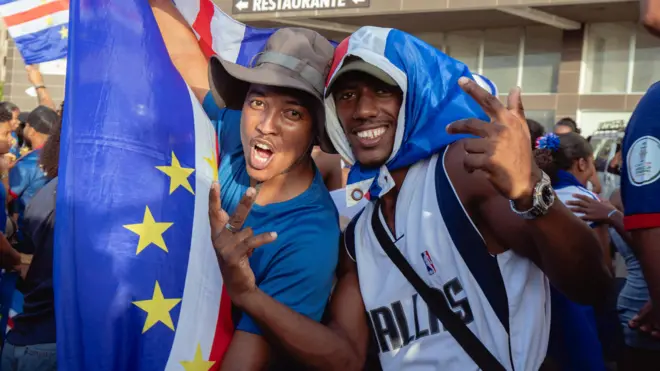 Hinchas de Cabo Verde